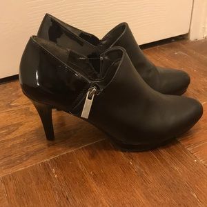 women’s heels black bootie-ON SALE NOW!